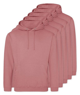 Pack of 5 AWDis Just Hoods JH001 - Unisex Cozy Hooded Sweatshirt for All Seasons