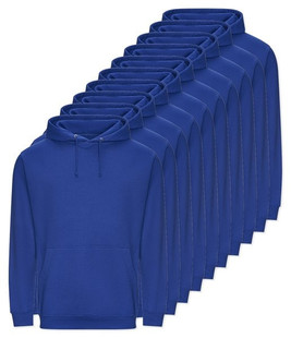 Pack of 10 AWDis Just Hoods JH001 - Unisex Cozy Hooded Sweatshirt for All Seasons