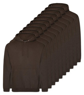 Pack of 10 AWDis Just Hoods JH001 - Unisex Cozy Hooded Sweatshirt for All Seasons