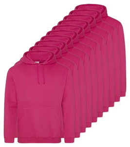Pack of 10 AWDis Just Hoods JH001 - Unisex Cozy Hooded Sweatshirt for All Seasons