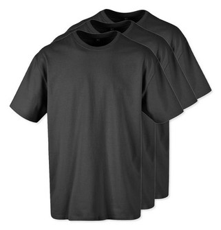 Build Your Brand BY102x3 - Classic Comfort Oversized Cotton T-Shirt for Men