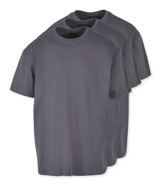 Build Your Brand BY102x3 - T-shirt Oversize Confort Classique Homme