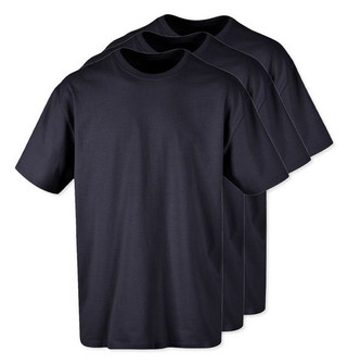 Build Your Brand BY102x3 - Classic Comfort Oversized Cotton T-Shirt for Men