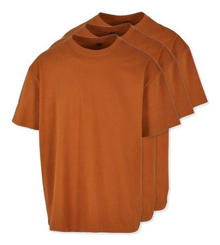 Build Your Brand BY102x3 - Comfortabele Oversized T-Shirt voor Heren