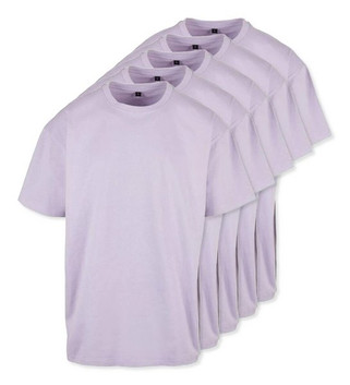 Build Your Brand BY102x5 - Komfortabel Oversize T-skjorte for Menn