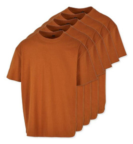 Pack of 5 Build Your Brand BY102 - Classic Comfort Oversized Cotton T-Shirt for Men