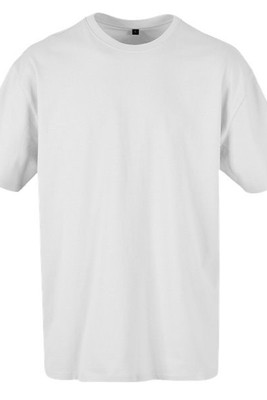 Build Your Brand BY102x5 - Κλασικό Άνετο Υπερμεγέθη Βαμβακερό T-Shirt για Άνδρες