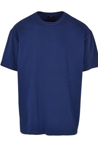 Build Your Brand BY102x5 - T-Shirt Oversize Uomo in Cotone Senza Etichetta