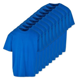 Pachet de 10 Build Your Brand BY102 - Tricou din bumbac supradimensionat Classic Comfort pentru bărbați