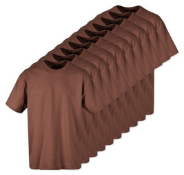 Pack of 10 Build Your Brand BY102 - Classic Comfort Oversized Cotton T-Shirt for Men