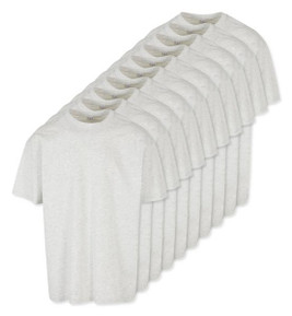 Build Your Brand BY102x10 - Classic Comfort Oversized Cotton T-Shirt for Men