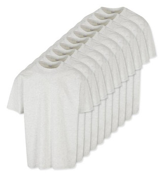 Build Your Brand BY102x10 - Classic Comfort Oversized Cotton T-Shirt for Men