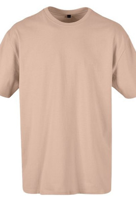 Build Your Brand BY102x10 - Класическа удобна широка памучна тениска за мъже