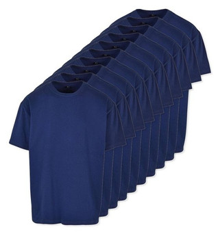 Build Your Brand BY102x10 - Classic Comfort Oversized Cotton T-Shirt for Men