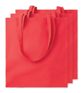 Pack mit 3 GiftRetail MO9268 - COTTONEL COLOUR + Shopping Bag Cotton 140g/m²