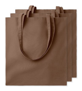 Pack of 3 GiftRetail MO9268 - COTTONEL COLOUR Eco-Friendly 140gsm Cotton Shopping Tote Bag