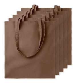 Συσκευασία 5 GiftRetail MO9268 - COTTONEL COLOUR Eco-Friendly 140gsm Cotton Shopping Tote Bag