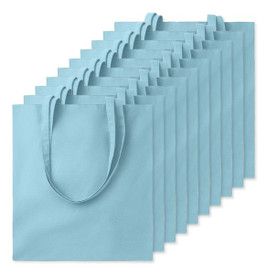 Pack de 10 GiftRetail MO9268 - COTTONEL COLOUR + Sac shopping coton 140gr/m²