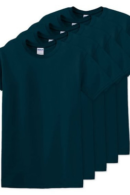 Gildan 5000x5 - Premium Heavy Cotton Classic Fit T-Shirt for Adults