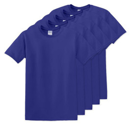 Pack mit 5 Gildan 5000 - Adult Heavy Cotton T-Shirt