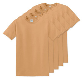 Pack mit 5 Gildan 5000 - Adult Heavy Cotton T-Shirt
