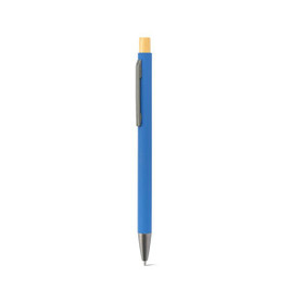 Ballpoint pen in recycled aluminum (100% rAL), with rubber finish - Egotier 91987