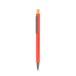 Ballpoint pen in recycled aluminum (100% rAL), with rubber finish - Egotier 91987
