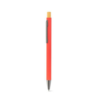 Ballpoint pen in recycled aluminum (100% rAL), with rubber finish - Egotier 91987