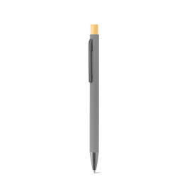 Ballpoint pen in recycled aluminum (100% rAL), with rubber finish - Egotier 91987