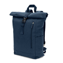 Roll top backpack in recycled cotton and recycled polyester (380 g/m²) - Egotier 92533