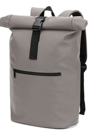 The PU roll top backpack with a 16" laptop pocket - Egotier 92534