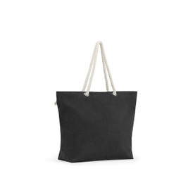 Beach bag in recycled cotton (70%) and recycled polyester (30%) (220 g/m²) - Egotier 92539