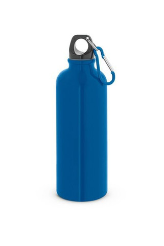 Enkelwandige roestvrijstalen fles met karabijnhaak 550 ml - Egotier 94392