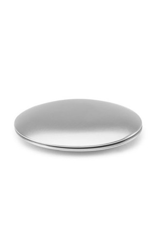 Miroir rond double face en aluminium avec fermeture magnétique - Egotier 95097