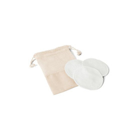 Set of 3 washable and reusable facial cleansing pads - Egotier 95113