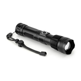 Rechargeable 10 W torch made from aluminium (100% rAL) - Egotier 98163