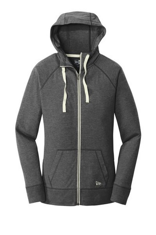 New Era LNEA122 - Womens Sueded Cotton Blend Full-Zip Hoodie. LNEA122