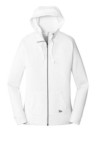 New Era LNEA122 - Sudadera con capucha de mezcla de algodón afelpado para mujer con cierre completo. LNEA122
