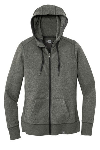 New Era LNEA502 - Sudadera con capucha de felpa francesa para mujer con cierre completo. LNEA502