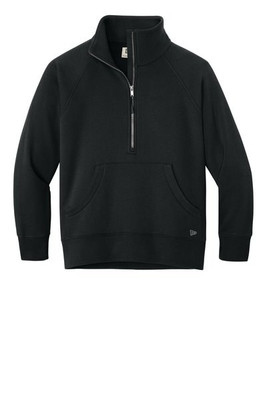 New Era LNEA528 - Jersey polar con cremallera de 1/2 para mujer LNEA528