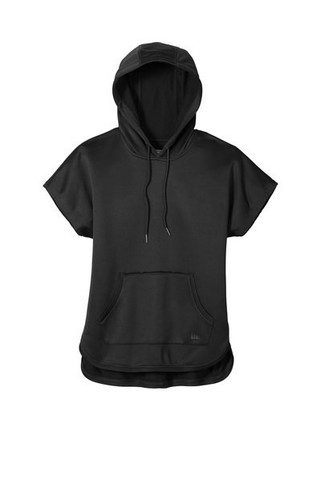 New Era LNEA533 - Womens Performance Terry Short Sleeve Hoodie LNEA533