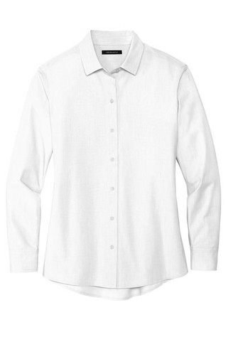 Mercer+Mettle MM2001 - Camisa tejida elástica de manga larga para mujer MM2001