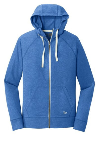 New Era NEA122 - Sueded Cotton Blend Full-Zip Hoodie. NEA122