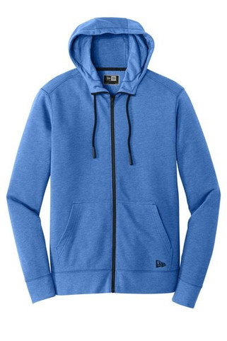 New Era NEA511 - Sudadera con capucha y cierre completo de forro polar de mezcla triple NEA511