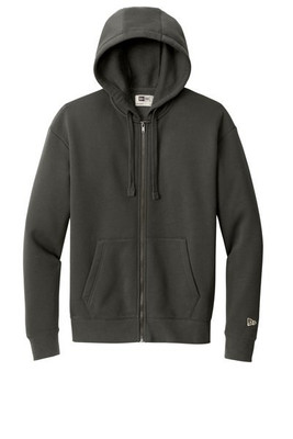New Era NEA526 - Sudadera con capucha de vellón Heritage con cremallera completa NEA526