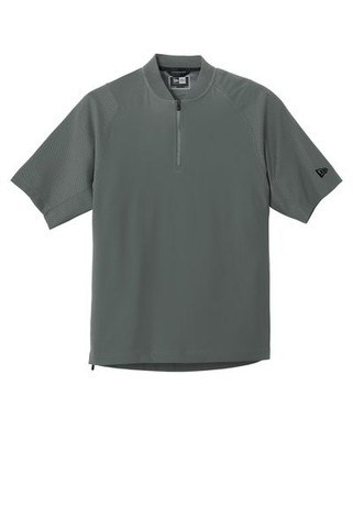 New Era NEA600 - Cage Short Sleeve 1/4-Zip Jacket. NEA600