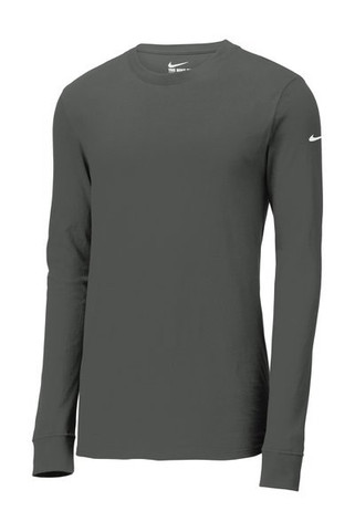Nike NKBQ5230 - Dri-FIT Cotton/Poly Long Sleeve Tee. NKBQ5230