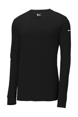 Nike NKBQ5230 - Dri-FIT Cotton/Poly Long Sleeve Tee. NKBQ5230
