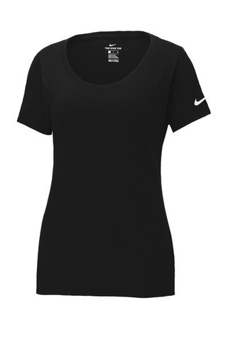 Nike NKBQ5234 - Womens Dri-FIT Cotton/Poly Scoop Neck Tee. NKBQ5234