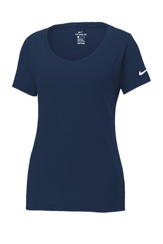 Nike NKBQ5234 - Womens Dri-FIT Cotton/Poly Scoop Neck Tee. NKBQ5234